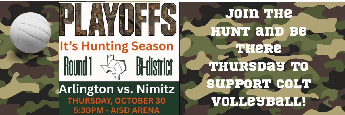 Join the HUNT and be there to support Colt Volleyballt