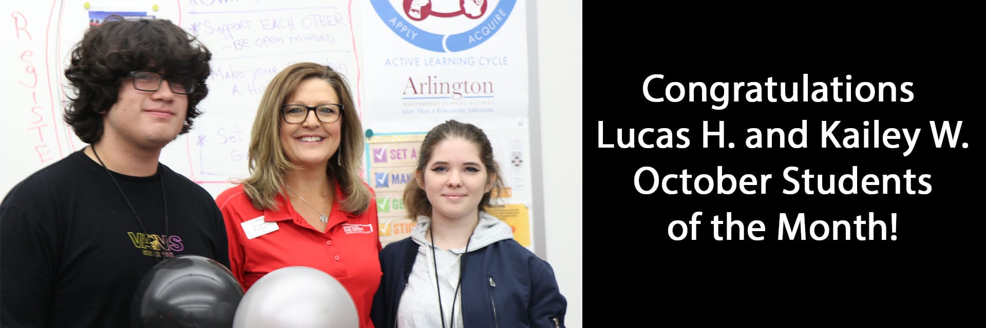 Lucas H. and Kailey W. CTC Students of the Month