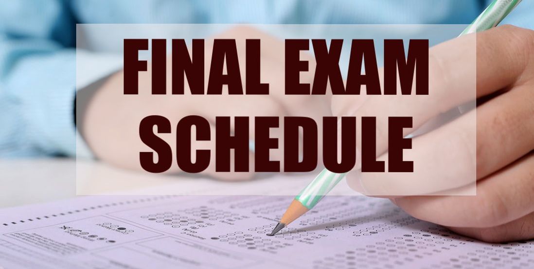 Final Exam Schedule
