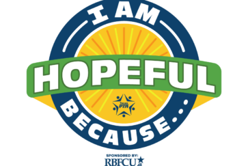 I Am Hopeful Because English Logo