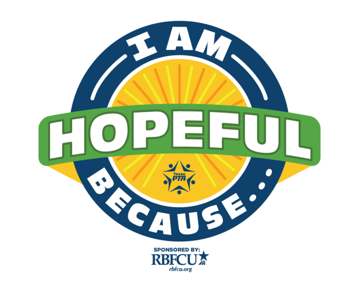 I Am Hopeful Because English Logo