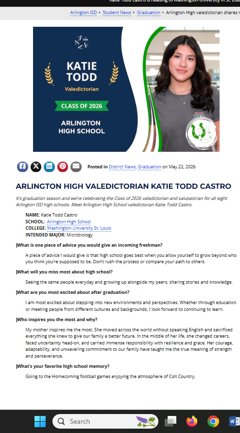 Valedictorian