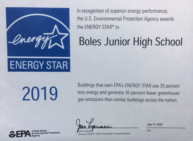 Boles Energy Award 2019