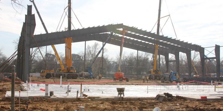 Steel going up for the AHS MAC