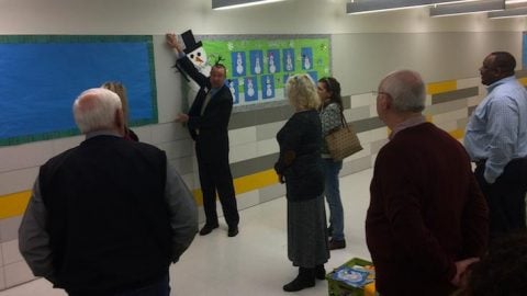 CBOC tours Peach Elementary
