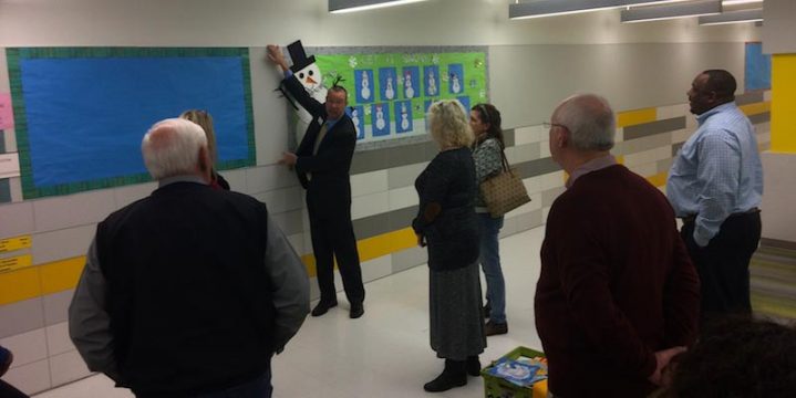 CBOC tours Peach Elementary