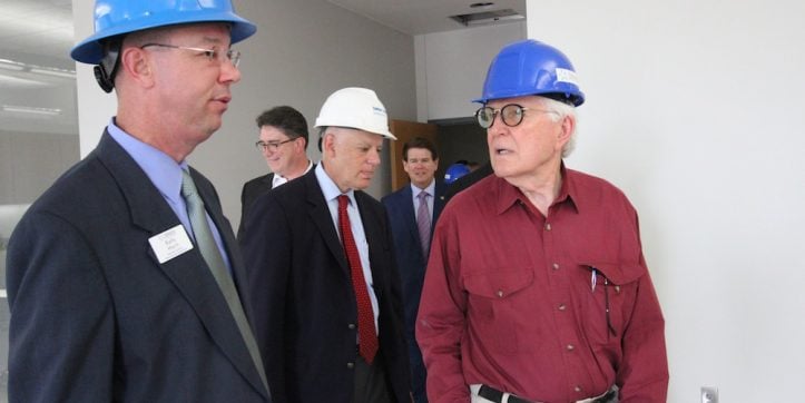 Dan Dipert tours the CTC while it's under construction