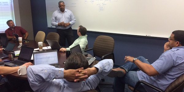 E-Builder training meeting