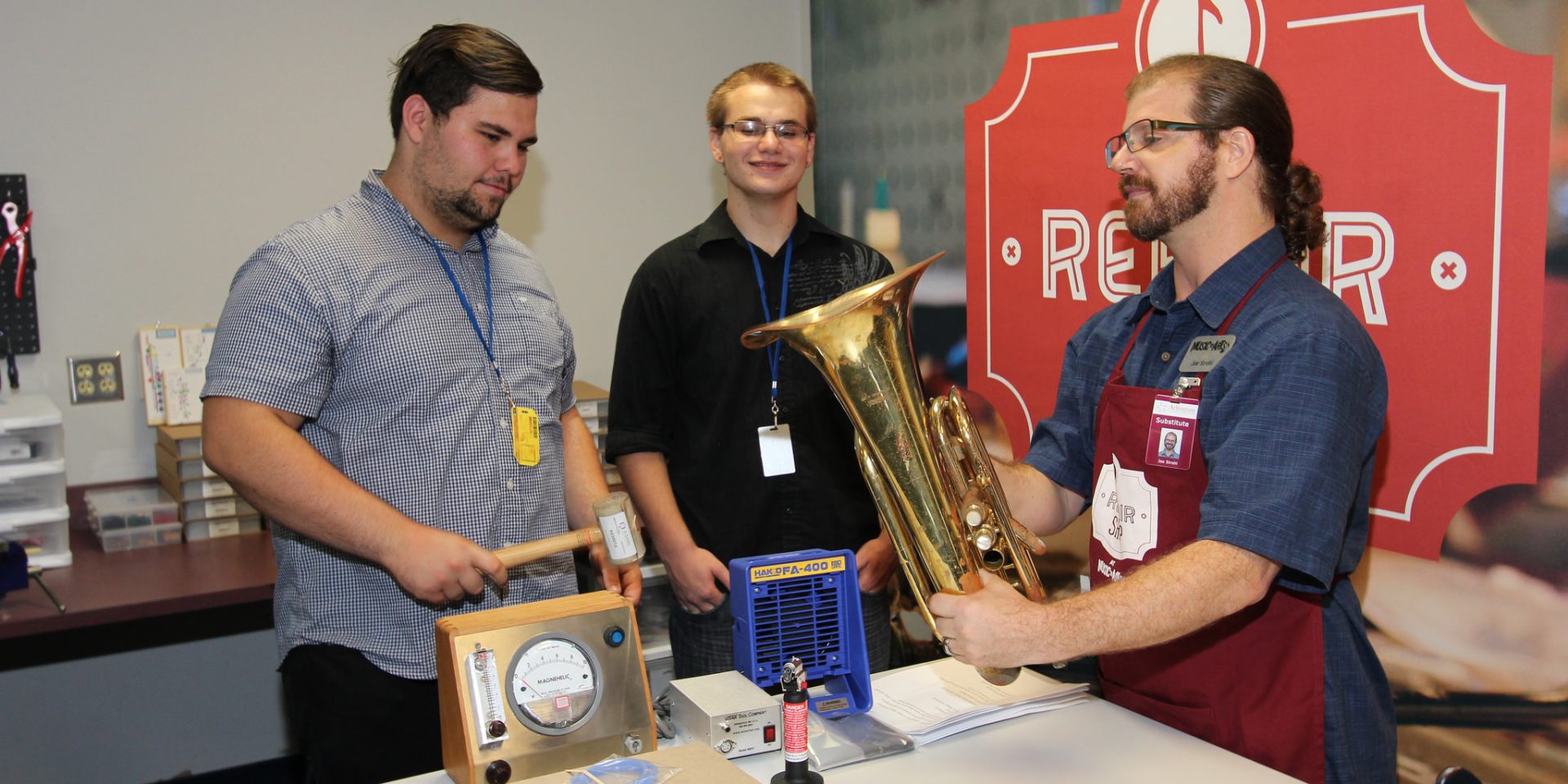 BOND Instrument Repair Program Photo Bond