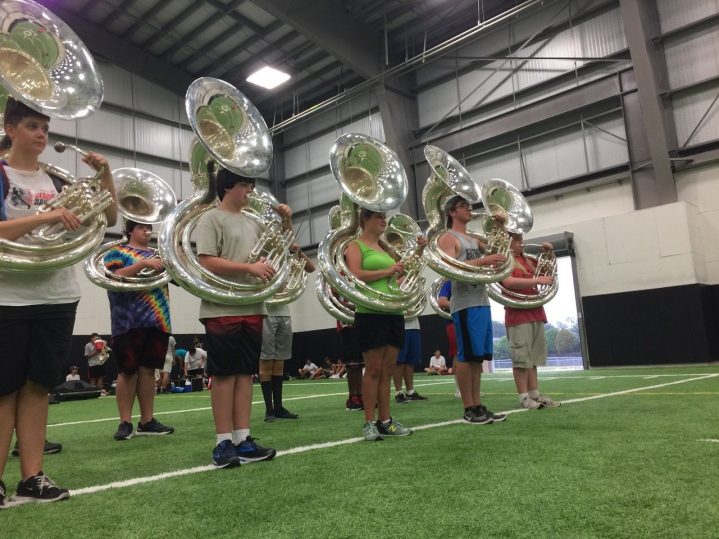 Band practice in the MAC