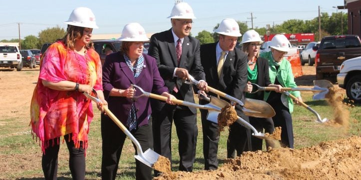 Ag Center groundbreaking ceremony