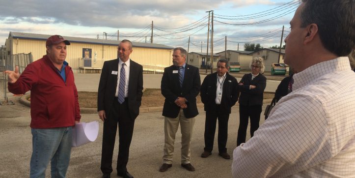 CBOC meets at Workman and speaks with the construction superintendent for McNutt Elementary