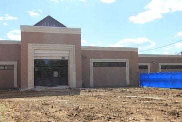 Groundwork for the future addition at Ellis Elementary