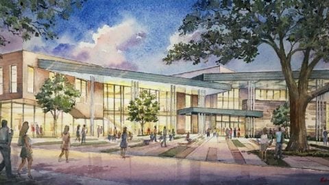 Fine Arts Center rendering