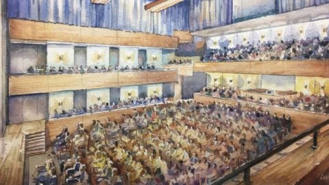 Fine Arts Center rendering
