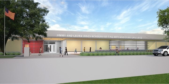 Rendering of Jones Academy