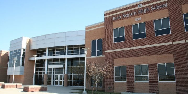 Seguin High School front entrance