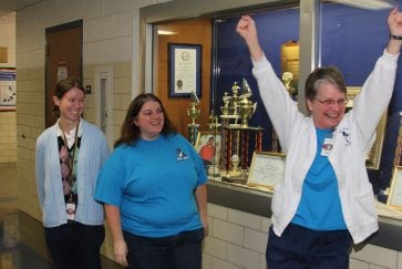 Teachers react to receiving a TI Grant