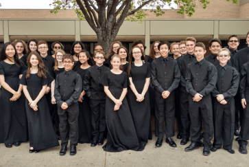 Boles junior high students in their new orchestra uniforms