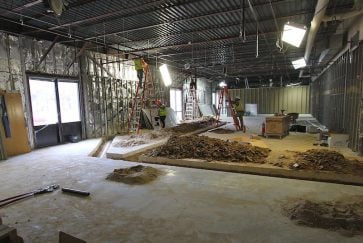 Future Dunn STEM labs under construction