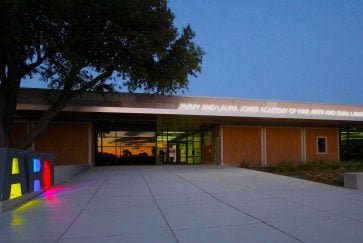 Jones Academy front entrance