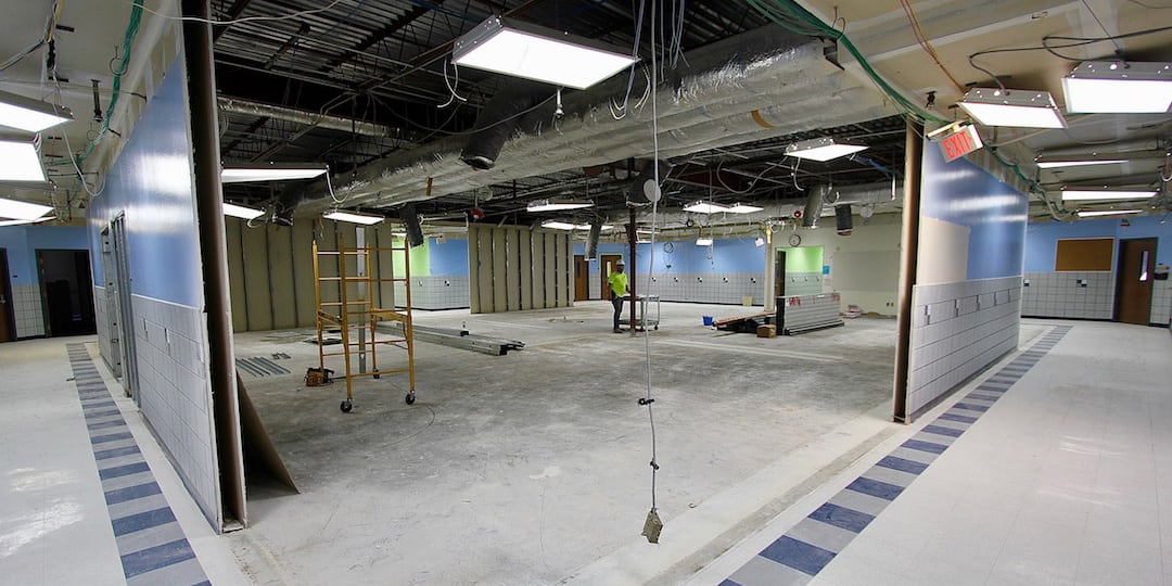 Morton Elementary construction