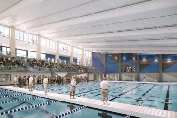 Rendering of future AISD Athletics Complex