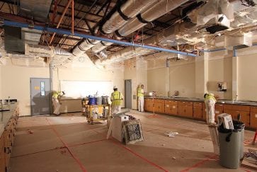 Lab renovations at Lamar High School