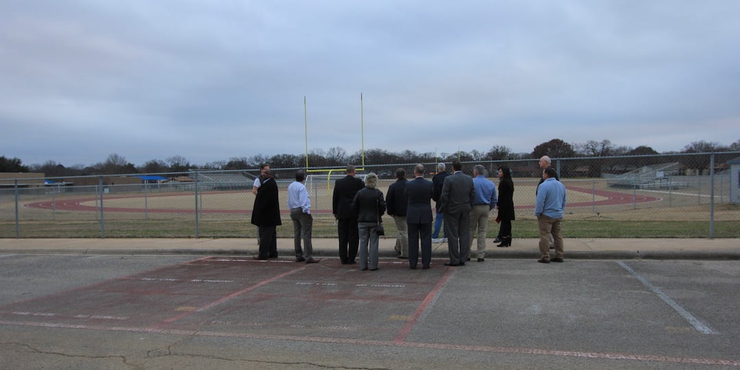 CBOC tours Boles Junior High and looks at new track and field