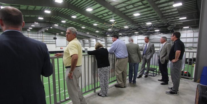 Citizen Bond Oversight Committee tours the Lamar Multipurpose Activity Center