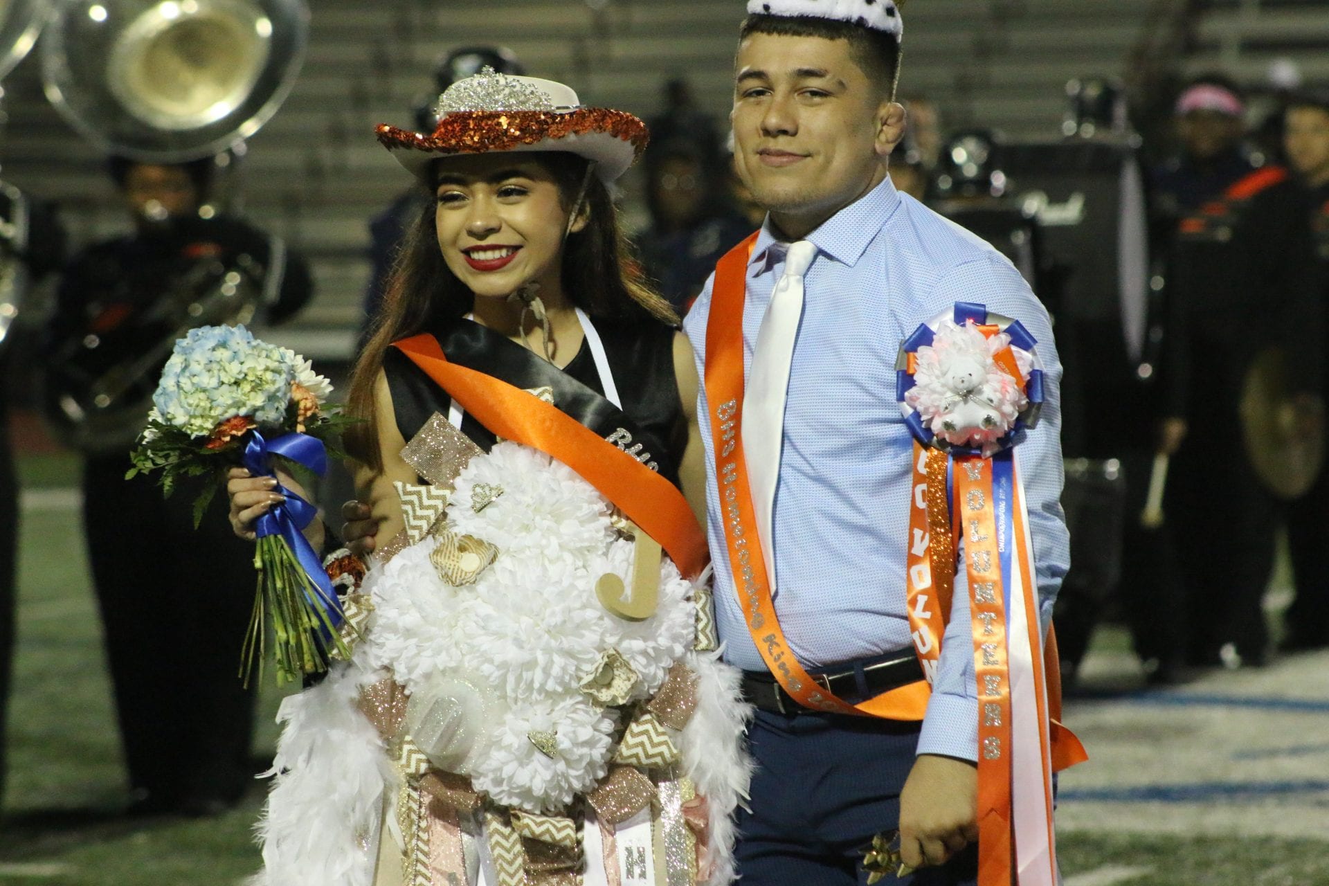 Homecoming King Adam Kilgore Homecoming Queen Jennifer Flores