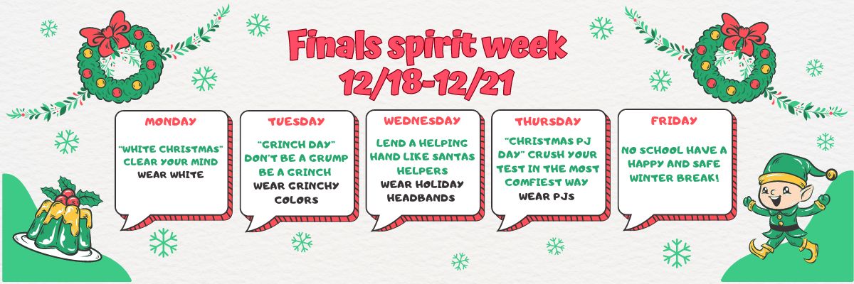 Finals Spirit Week 2023 Banner
