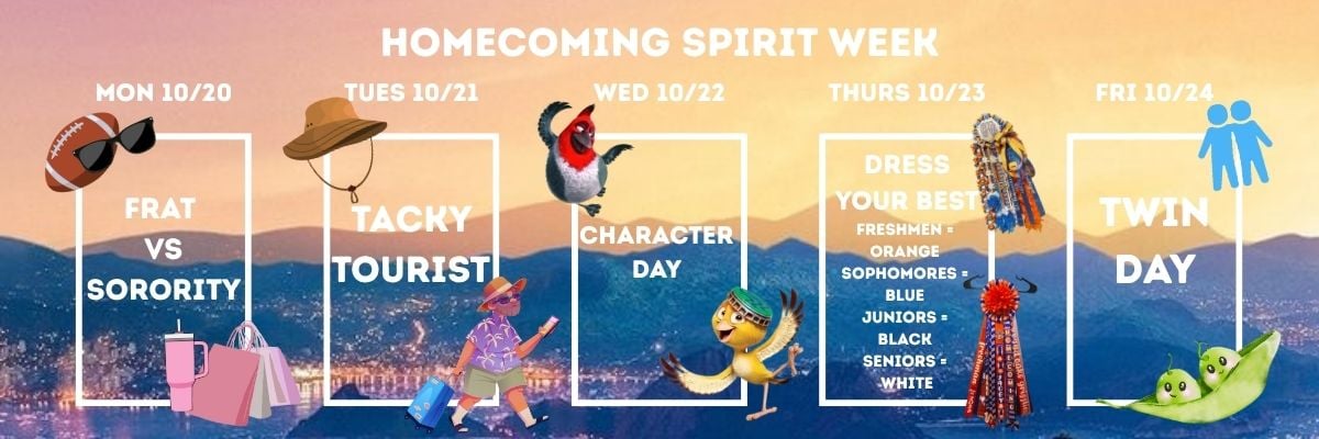 HOmecom ing SpIRIT WEEK 1
