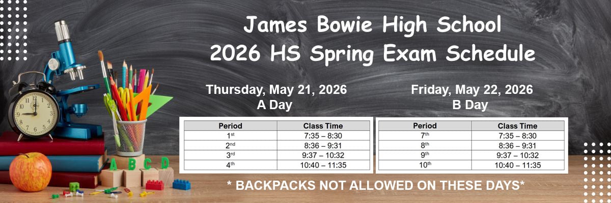 2026 HS Spring Exam Schedule 001
