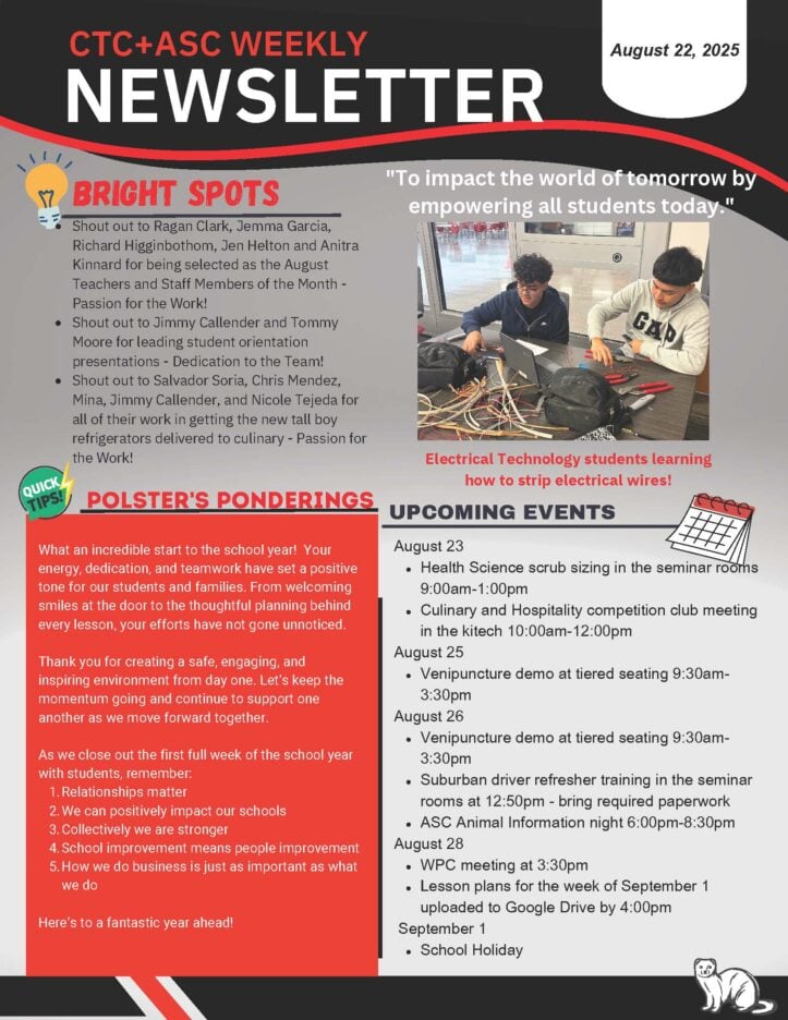 Principal Polster Newsletter 8 22 2025