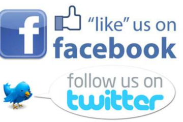 Facebook and Twitter