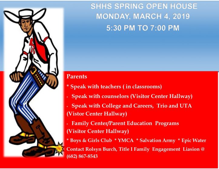 Open House information flyer English