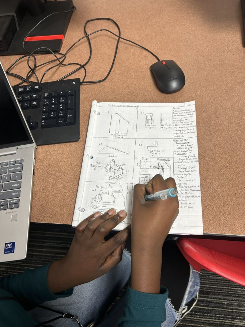 Image for the Tweet beginning: Our students are actively drafting