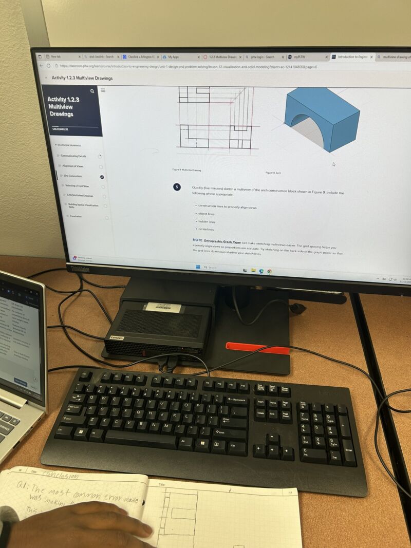 Image for the Tweet beginning: Our students are actively drafting