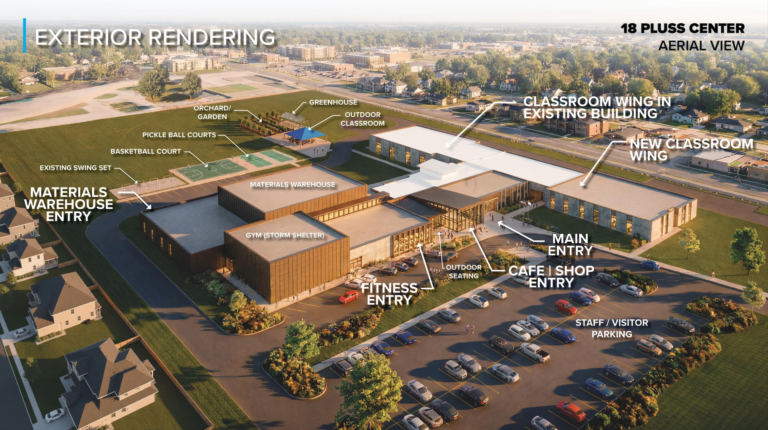 18 PLUSS Center exterior rendering