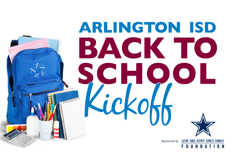 Arlington ISD Announces 6th Annual Back To School Kickoff Arlington ISD