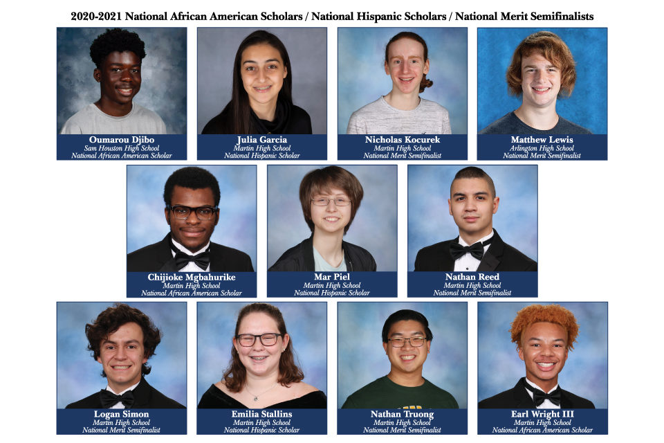 Arlington ISD recognizing national scholars » Arlington ISD