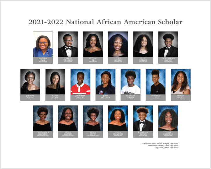 2021-2022 National African American Scholars