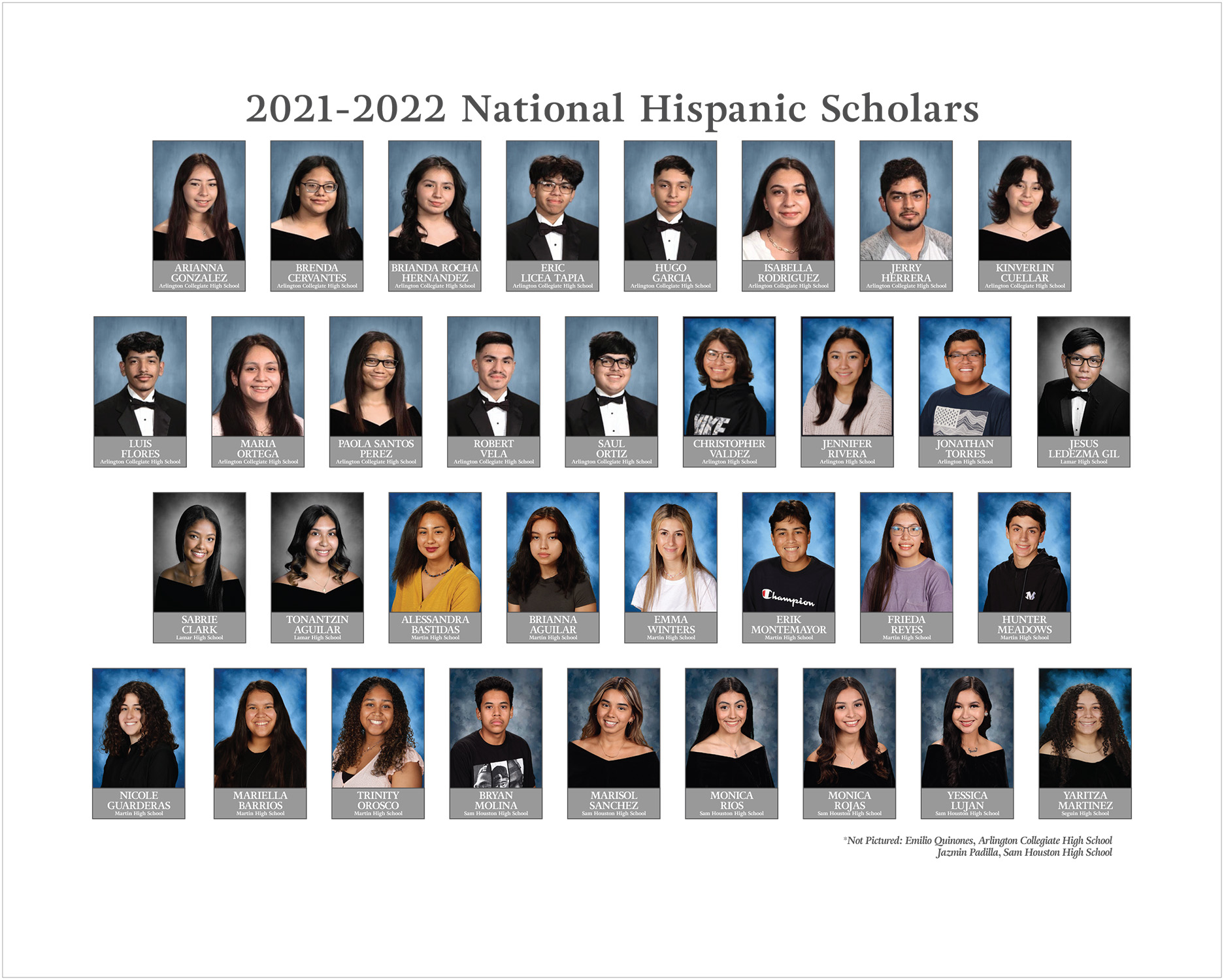 Arlington ISD recognizes 61 student scholars » Arlington ISD