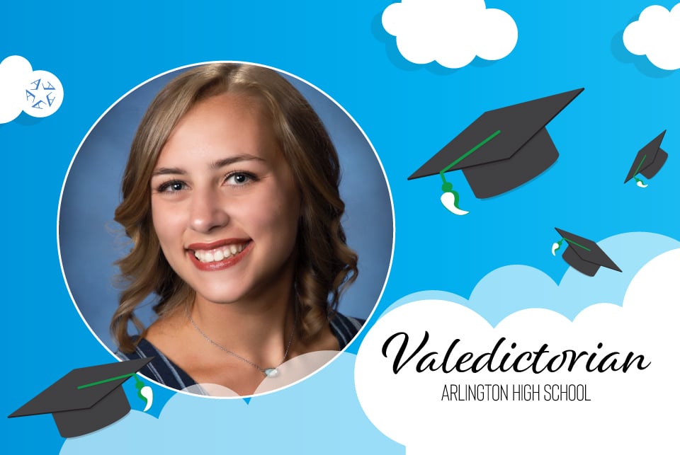 Valedictorian from Arlington High School