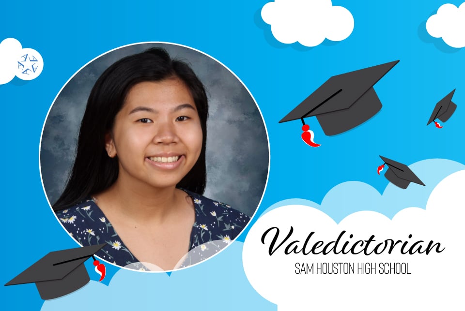Sam Houston High School Valedictorian class 2021