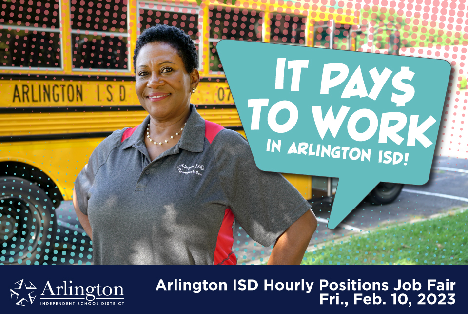 Arlington ISD hourly job fair rescheduled for Feb. 10