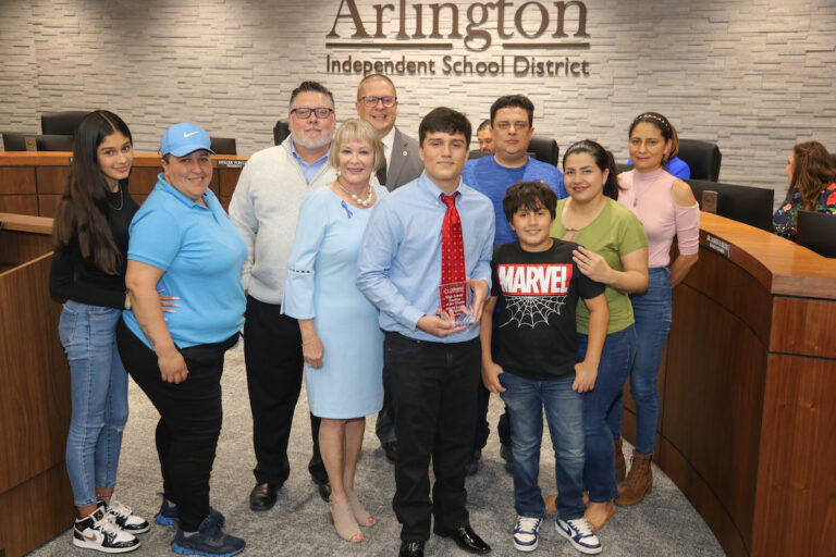 Student of the month, Joseph Guerrero, Venture High School