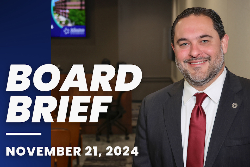 Board Brief from the trustees meeting on Nov. 21