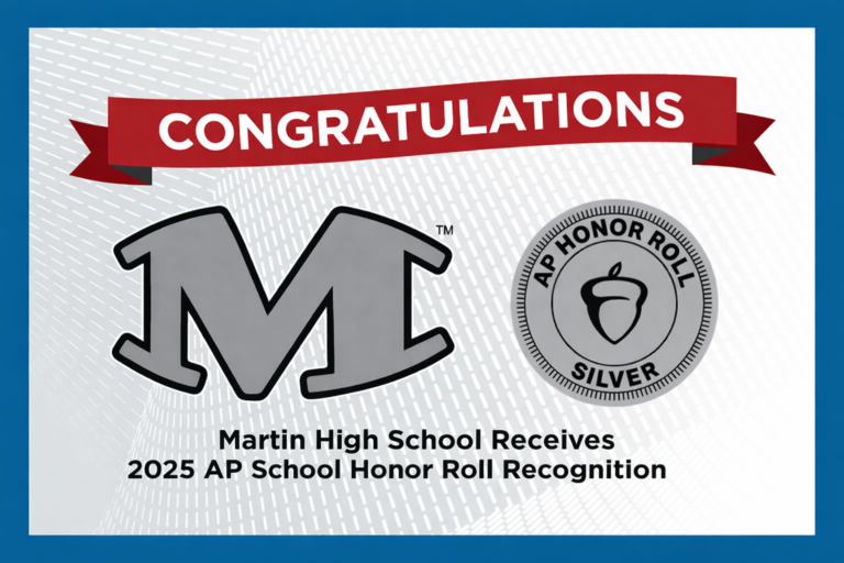 Martin High School named to Advanced Placement School Honor Roll